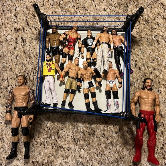 WWE Figures and Ring - Picture 10 of 11